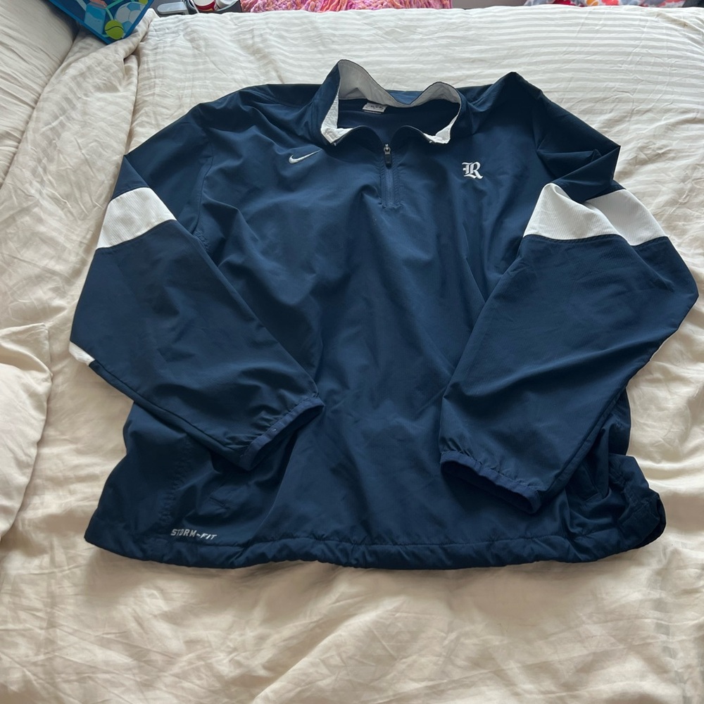 Nike Rice university windbreaker quarter zip jacket